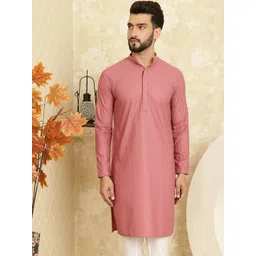SOJANYA Geometric Embroidered Thread Work Cotton Straight Kurta-picture-28