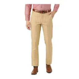 Sojanya Grey & Off White Striped Trousers-picture-40