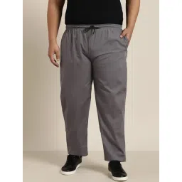 Sojanya Grey Cotton Regular Slim Fit Trackpants-picture-18