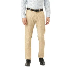 Sojanya Khaki & Off White Checks Trousers-picture-38