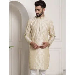 SOJANYA Mandarin Collar Thread Work Kurta-picture-11