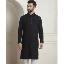 sojanya Men Embroidered Regular Fit Long Kurta-picture-13