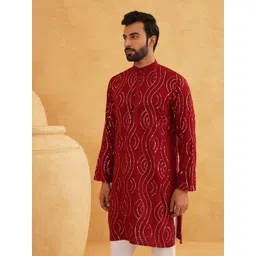 SOJANYA Men Quirky Embroidered Kurta-picture-16