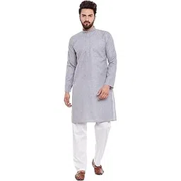 sojanya Men's Cotton Linen Printed (Since 1958 Kurta & Pant-picture-38