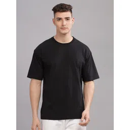 SOLACEACTIVE Men Solid Round Neck Relaxed Fit T-shirt-picture-11