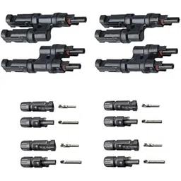 Solar Panel IP67/ MC4 Y Branch Male and Female Connector with MC4 Male and Female Wire Connectors (2 Pair Y Branch Connector)-picture-10