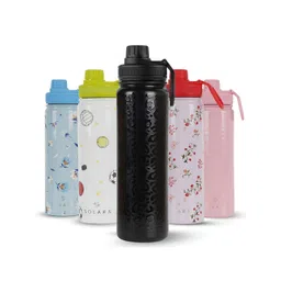 Solara Black Leapord Stainless Steel Vacuum Insulated Water Bottle 650ML-picture-12