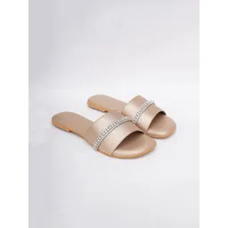 Sole House Embellished Open Toe Flats-picture-31