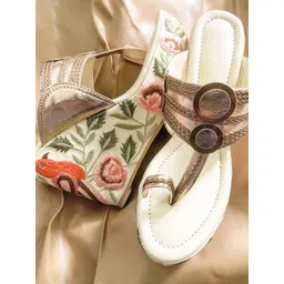 Sole House Multicoloured PU Wedge Heels-picture-28