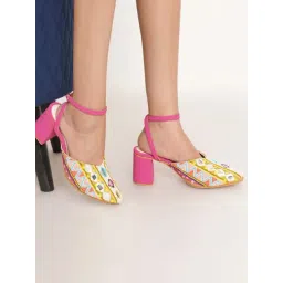 Sole House Women's Pink Ankle Strap Sandals-picture-40