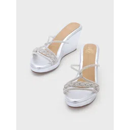 Sole To Soul Embellished Party Wedge Sandals-picture-40