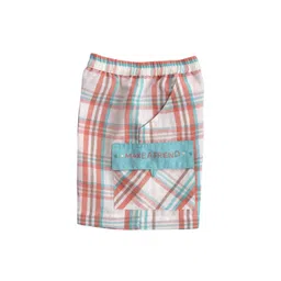 Soleilclo Boys Checked Cargo Shorts Technology-picture-56