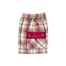 Soleilclo Boys Checked Cargo Shorts Technology-picture-35