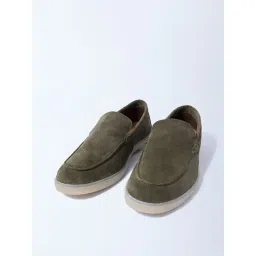 SOLEPLAY by Westside Olive Suede Loafers image 3