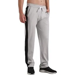 solidplay Men's Loose Fit Polycotton Trousers – Black & White-picture-37