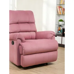 SOLIS Royale - The Desired Comfort Mauve Fabric Manual Recliner Sofa Chair-picture-31