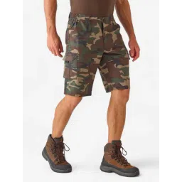 Solognac by Decathlon Khaki Slim Fit Camouflage Sports Shorts-picture-34