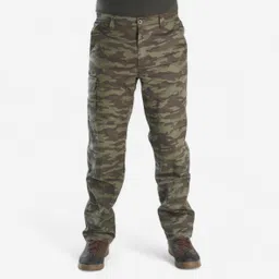 solognac Men Warm Cargo Trousers Pants Army Military Camo Print SG-100 (Only for Winter)-picture-12