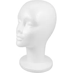 SOLUSTRE Professional Hairpiece Mannequin Head Realistic Male Model Stable Base for Salon Home Show-picture-26