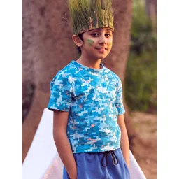 Somersault Boys Abstract Printed Cotton T-shirt-picture-40