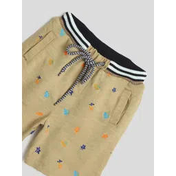 Somersault Boys Conversational Printed Mid-Rise Pure Cotton Shorts image 3