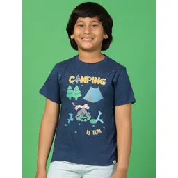 Somersault Boys Graphic Printed Cotton T-shirt-picture-35