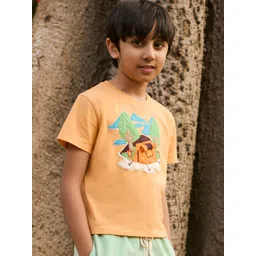 Somersault Boys Graphic Printed Cotton T-shirt-picture-37