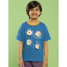 Somersault Boys Typography Printed Applique T-shirt-picture-45