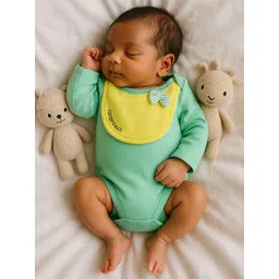 Somersault Infant Boys Embroidered Pure Cotton Round Neck Bodysuit-picture-36
