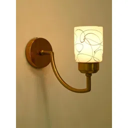 SOMIL Black & White Printed Glass Cylinder Shaped Wall Lamp-picture-18