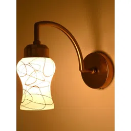 SOMIL Black & White Printed Glass Cylinder Shaped Wall Lamp-picture-35