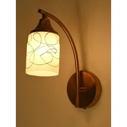 SOMIL Black & White Printed Glass Cylinder Shaped Wall Lamp-picture-23