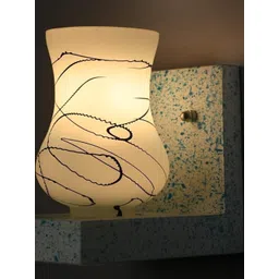 SOMIL Black Glass Cylinder Printed Wall Lamps-image-23