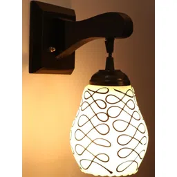 SOMIL Black Glass Cylinder Printed Wall Lamps-image-27