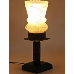 SOMIL Black Glass Cylinder Table Lamps-image-49