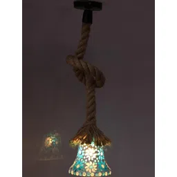 SOMIL Blue Glass Cylinder Ceiling Lamps-picture-17