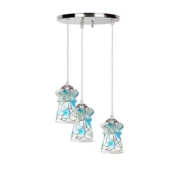 SOMIL Blue Glass Cylinder Ceiling Lamps-picture-26