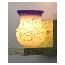 SOMIL Blue Glass Cylinder Printed Wall Lamps-picture-32