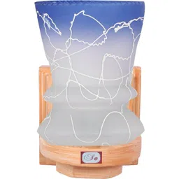 SOMIL Blue Glass Cylinder Printed Wall Lamps-picture-54