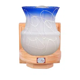 SOMIL Blue Glass Cylinder Printed Wall Lamps-picture-46