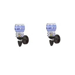 SOMIL Blue Glass Cylinder Wall Lamps-picture-36