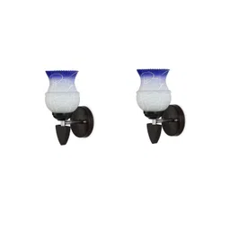 SOMIL Blue Glass Cylinder Wall Lamps-picture-34