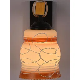 SOMIL Brown Glass Cylinder Printed Wall Lamps-picture-28