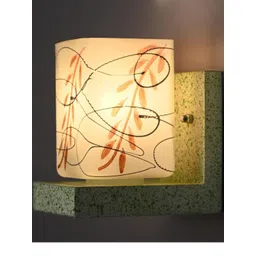 SOMIL Brown Glass Cylinder Printed Wall Lamps-picture-14