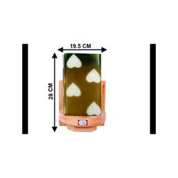 SOMIL Brown Glass Cylinder Printed Wall Lamps image 5