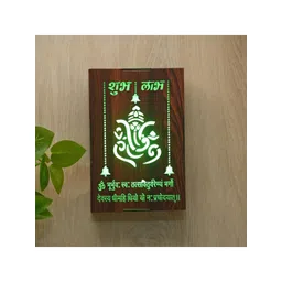 SOMIL Brown Printed Wood Cylinder Shaped Wall Lamp-picture-49