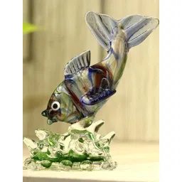 SOMIL Multicoloured Glass Idol Showpiece-picture-18