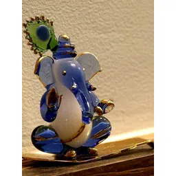 SOMIL Multicoloured Glass Idol Showpiece-picture-21