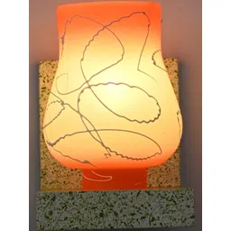 SOMIL Orange Glass Cylinder Printed Wall Lamps-picture-10