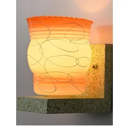 SOMIL Orange Glass Cylinder Printed Wall Lamps-picture-39